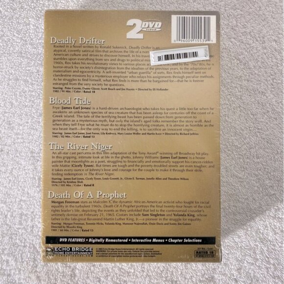 Blood Tide, Deadly Drifter, The River Niger, Death Of A Prophet 4 Movie DVD Set - Picture 2 of 9
